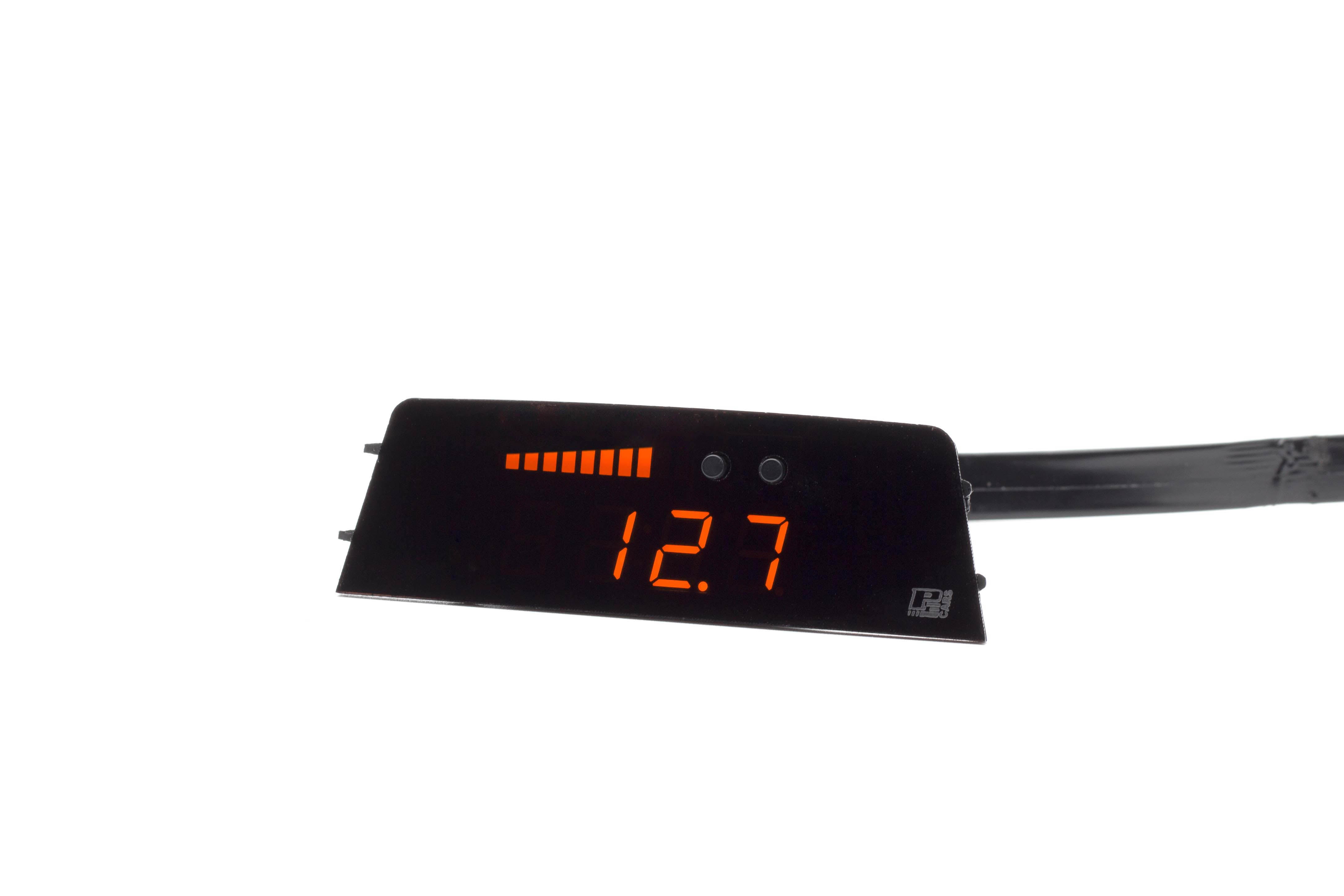Image of P3 Analog Gauge - BMW 6 Series F06/F12/F13 Gauge (2011-2018) Without Vent Orange Bars / White Digits