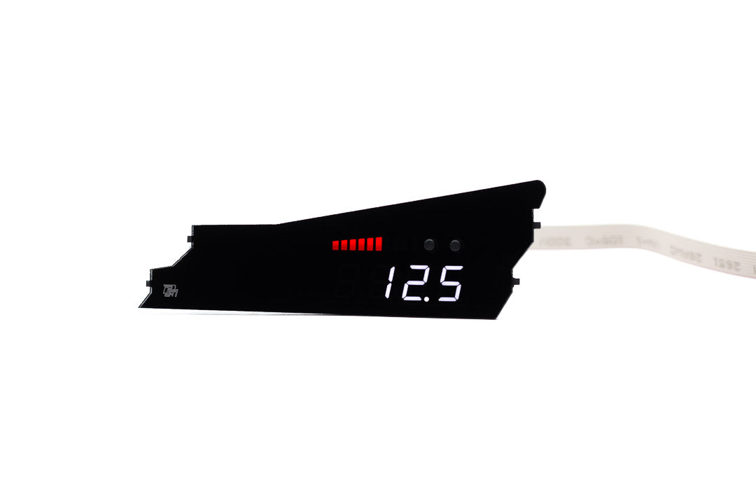 Image of P3 Analog Gauge - VW Tiguan (2017+) Without Vent Red Bars / White Digits