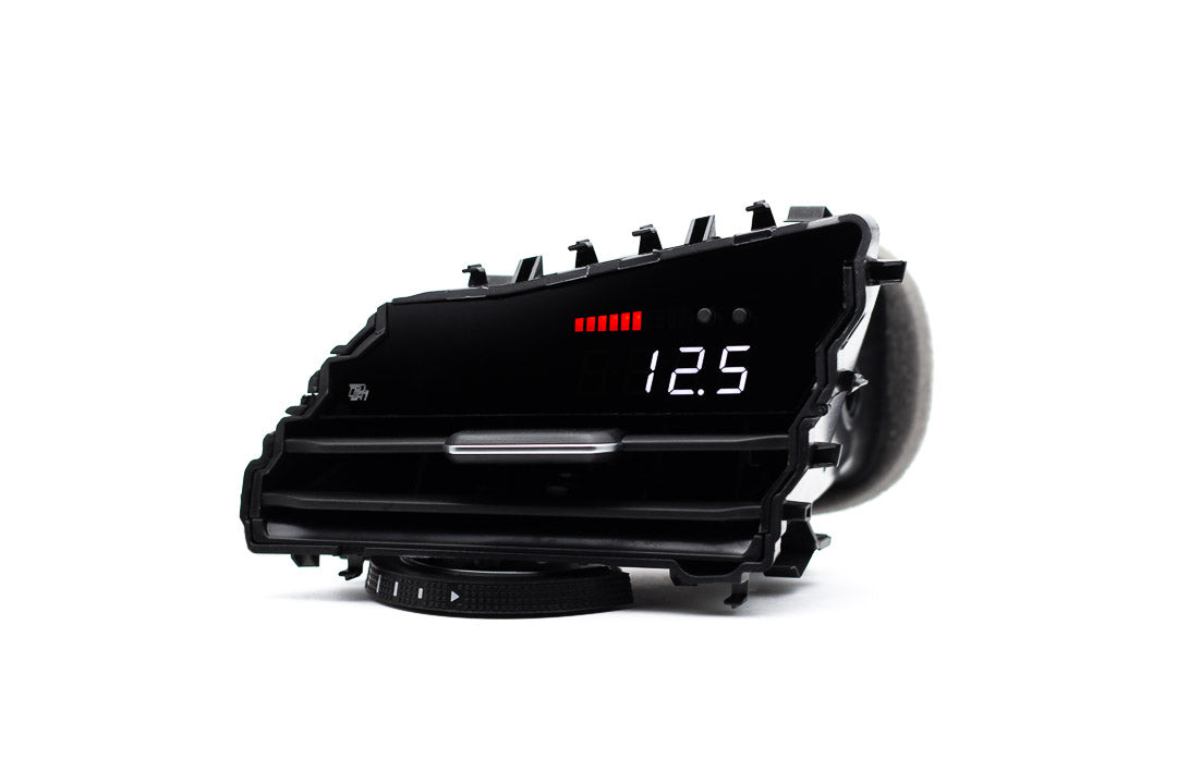 Image of P3 Analog Gauge - VW Tiguan (2017+) With Vent Red Bars / White Digits
