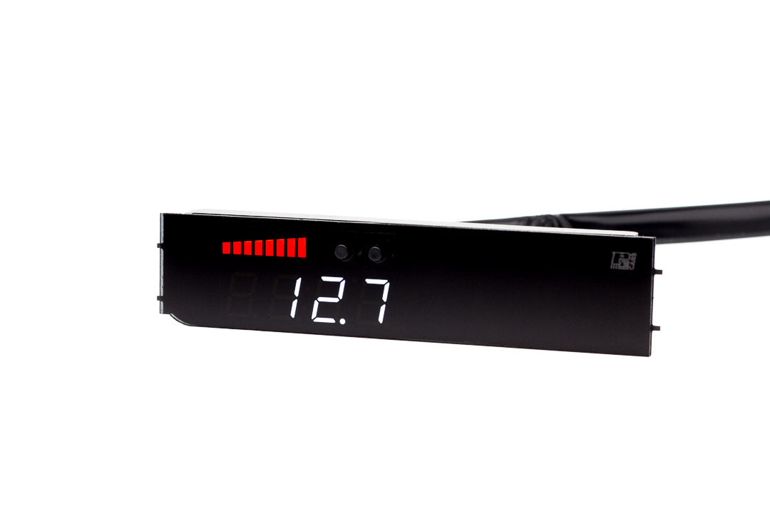 Image of P3 Analog Gauge - VW Mk6 Jetta Sedan (2011-2018) Without Vent Red Bars / White Digits