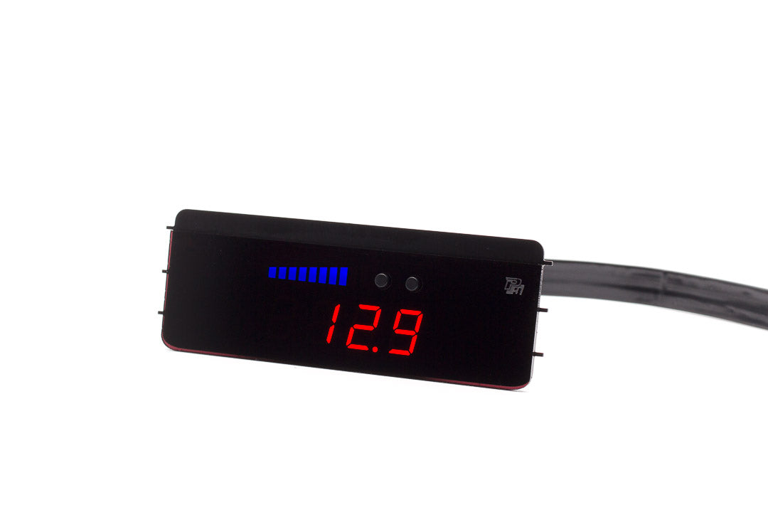 Image of P3 Analog Gauge - VW Golf Mk4 (1997-2004) Without Vent Red Bars / White Digits