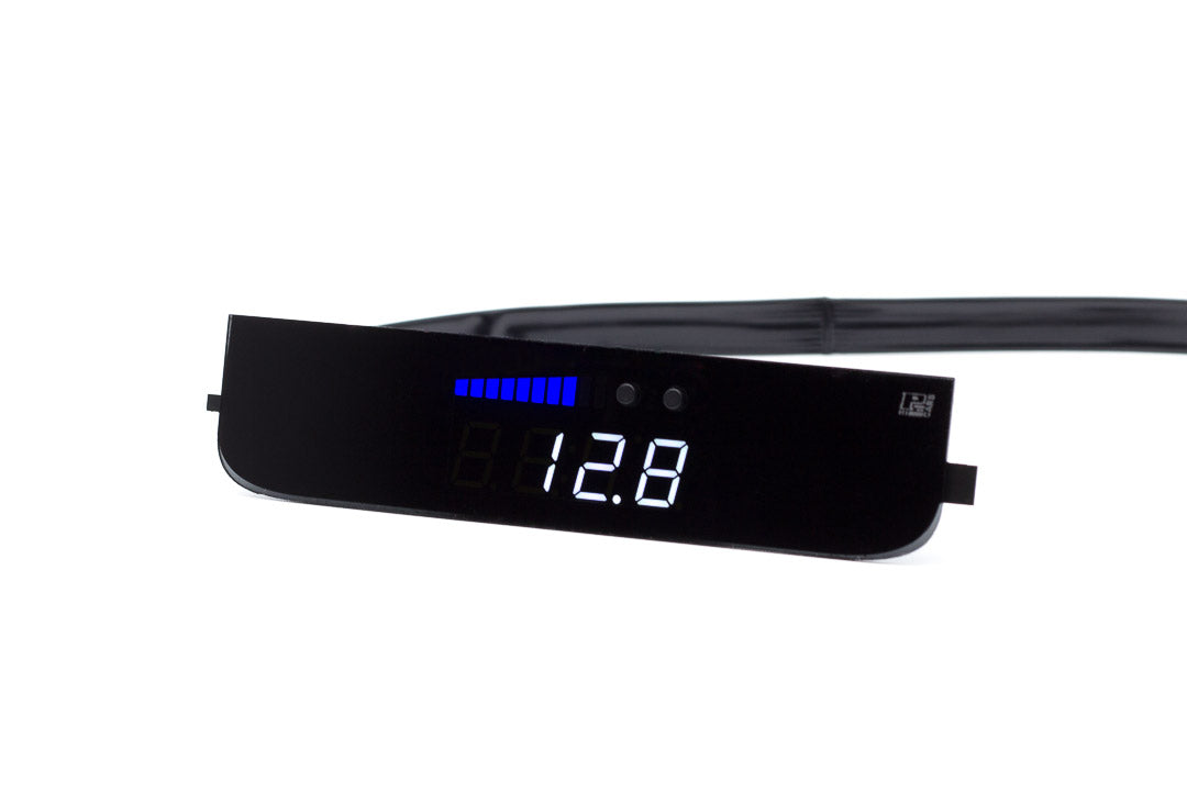 Image of P3 Analog Gauge - VW Golf Mk6 (2009-2013) Without Vent Red Bars / White Digits