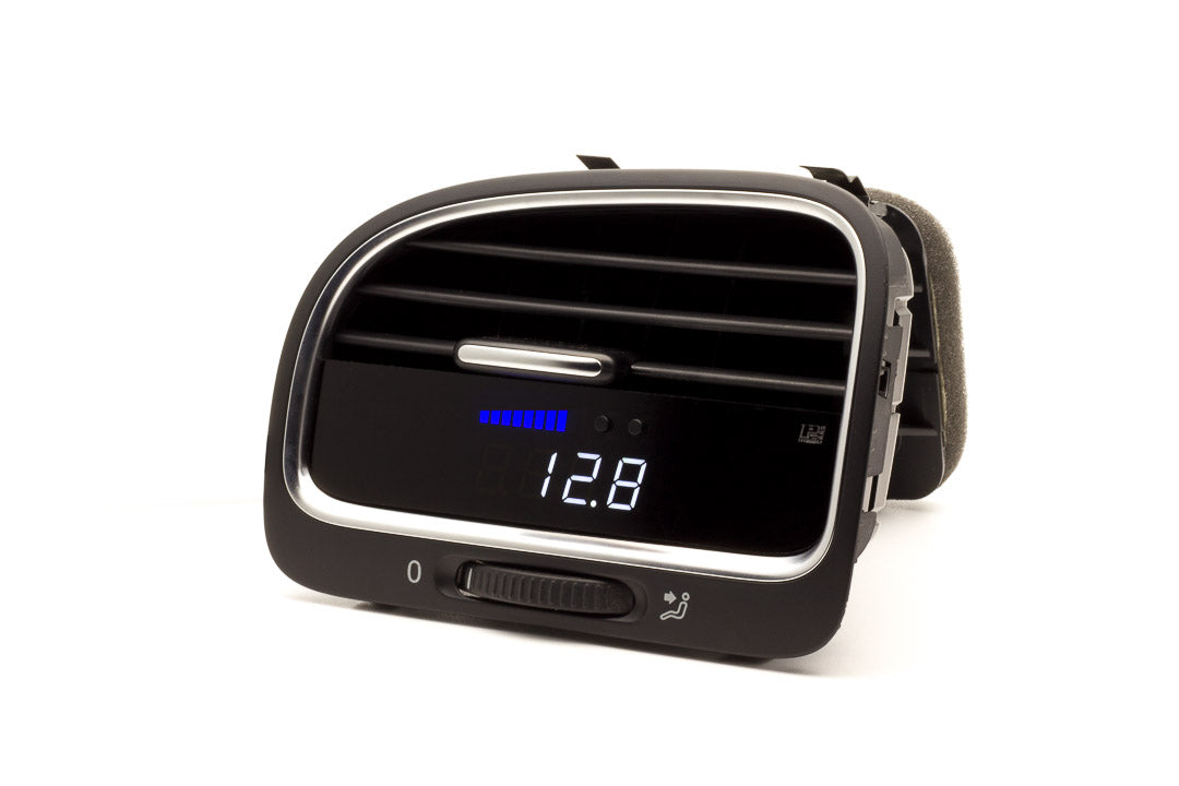 Image of P3 Analog Gauge - VW Golf Mk6 (2009-2013) With Vent Red Bars / White Digits