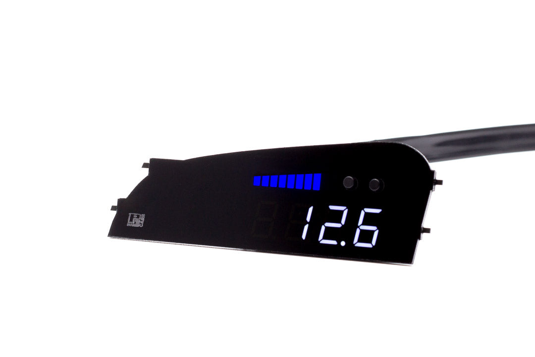 Image of P3 Analog Gauge - VW Golf Mk7 (2014-2019) Without Vent Red Bars / White Digits