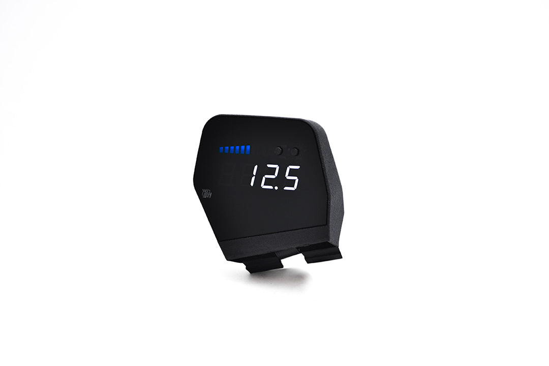 Image of P3 Analog Gauge - VW Golf Mk8 (2020+) Without Vent Red Bars / White Digits