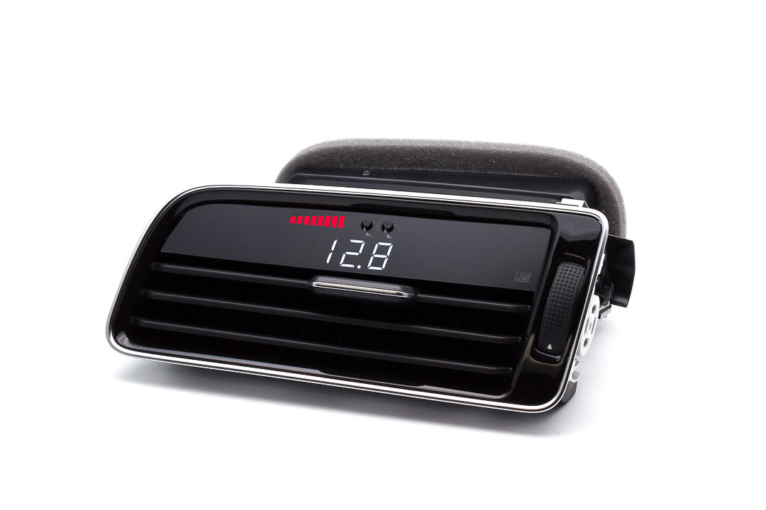 P3 Analog Gauge - VW B8 Passat (2015-2018) With Vent Red Bars / White Digits