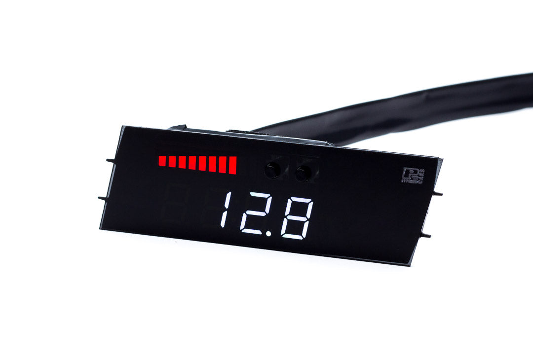 P3 Analog Gauge - VW CC/B6 Passat (2007-2017) Without Vent Red Bars / White Digits