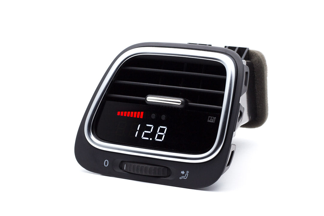 Image of P3 Analog Gauge - VW EOS/Scirocco (2009-2018) With Vent Blue Bars / White Digits