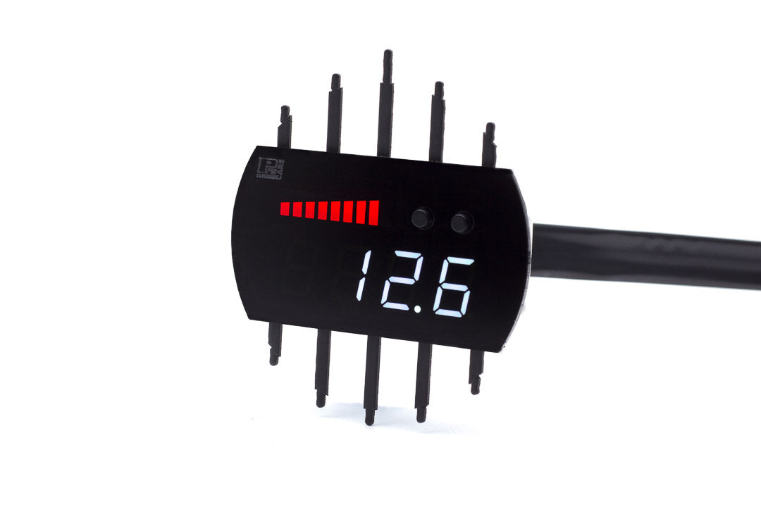 Image of P3 Analog Gauge - VW Tiguan (2007-2015) Without Vent Blue Bars / White Digits
