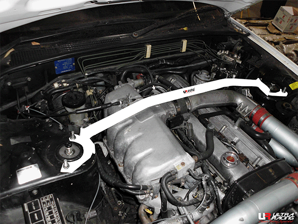 Image of Nissan Skyline R32 GTST UltraRacing 2P Front Upper Strutbar