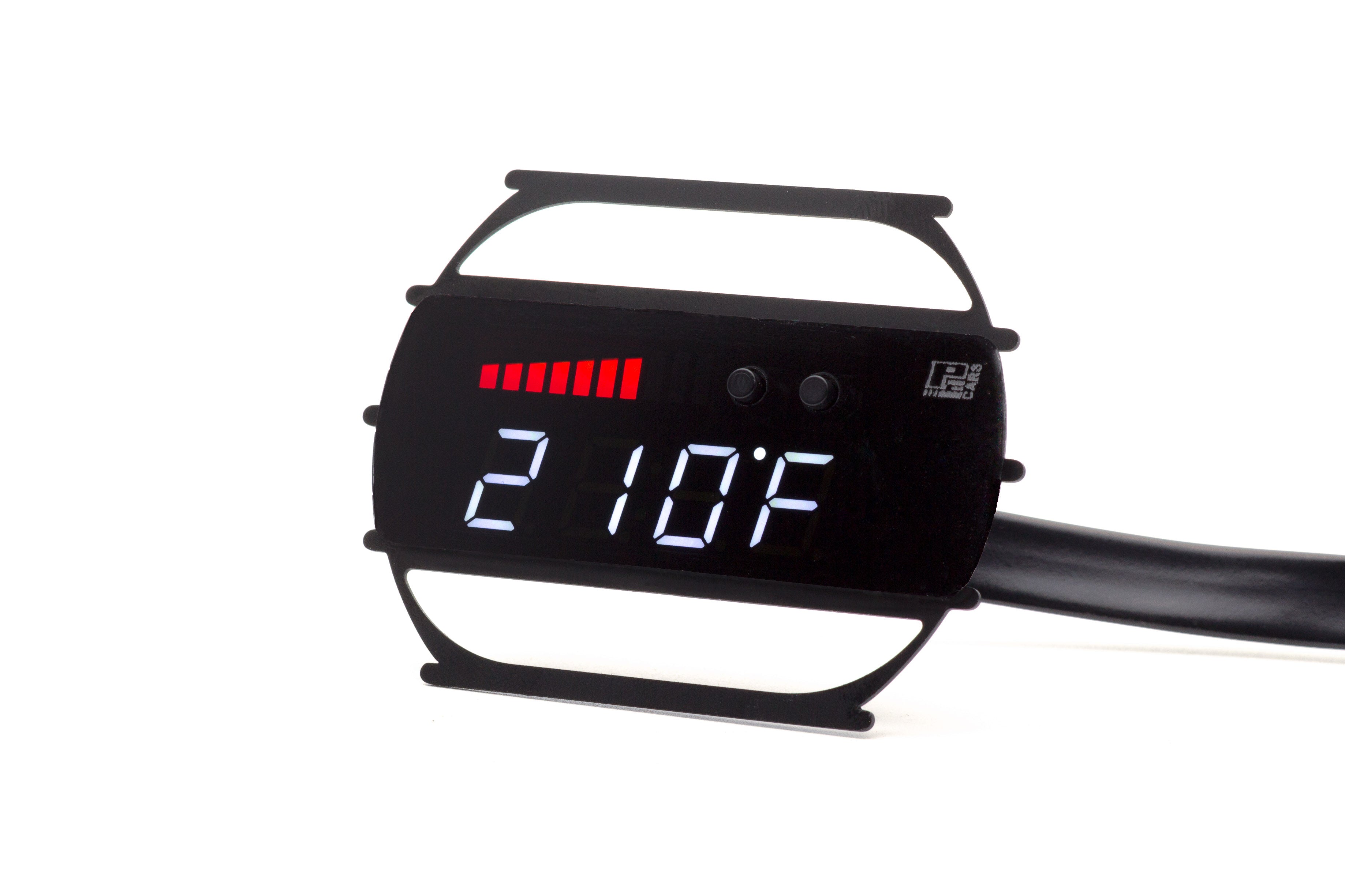 Image of P3 V3 OBD2 - Audi 8J Gauge (2006-2014) Without Vent Red Bars / White Digits