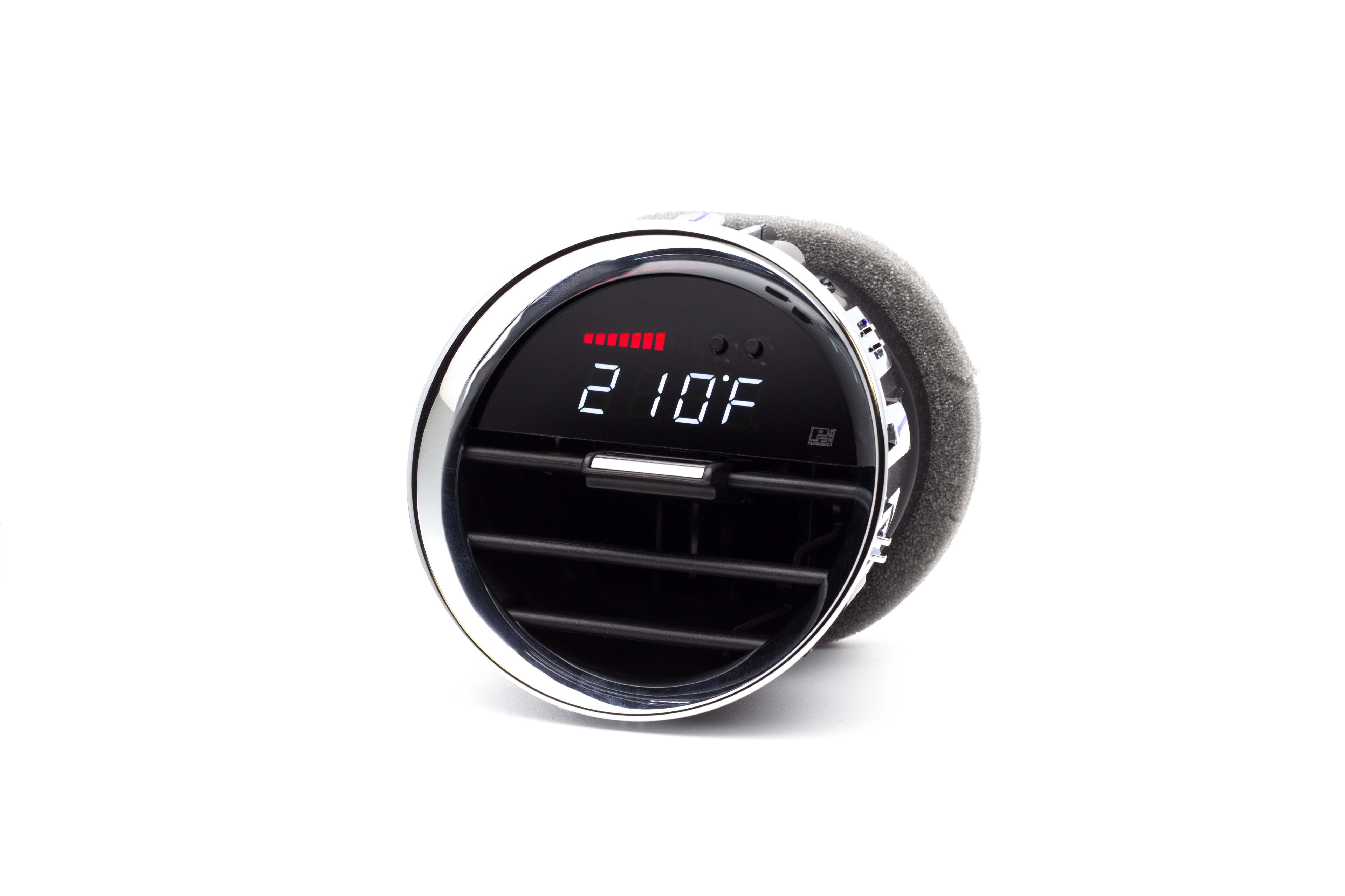 Image of P3 V3 OBD2 - Ford Mustang Gen5 Gauge (2010-2014) With Vent Red Bars / White Digits