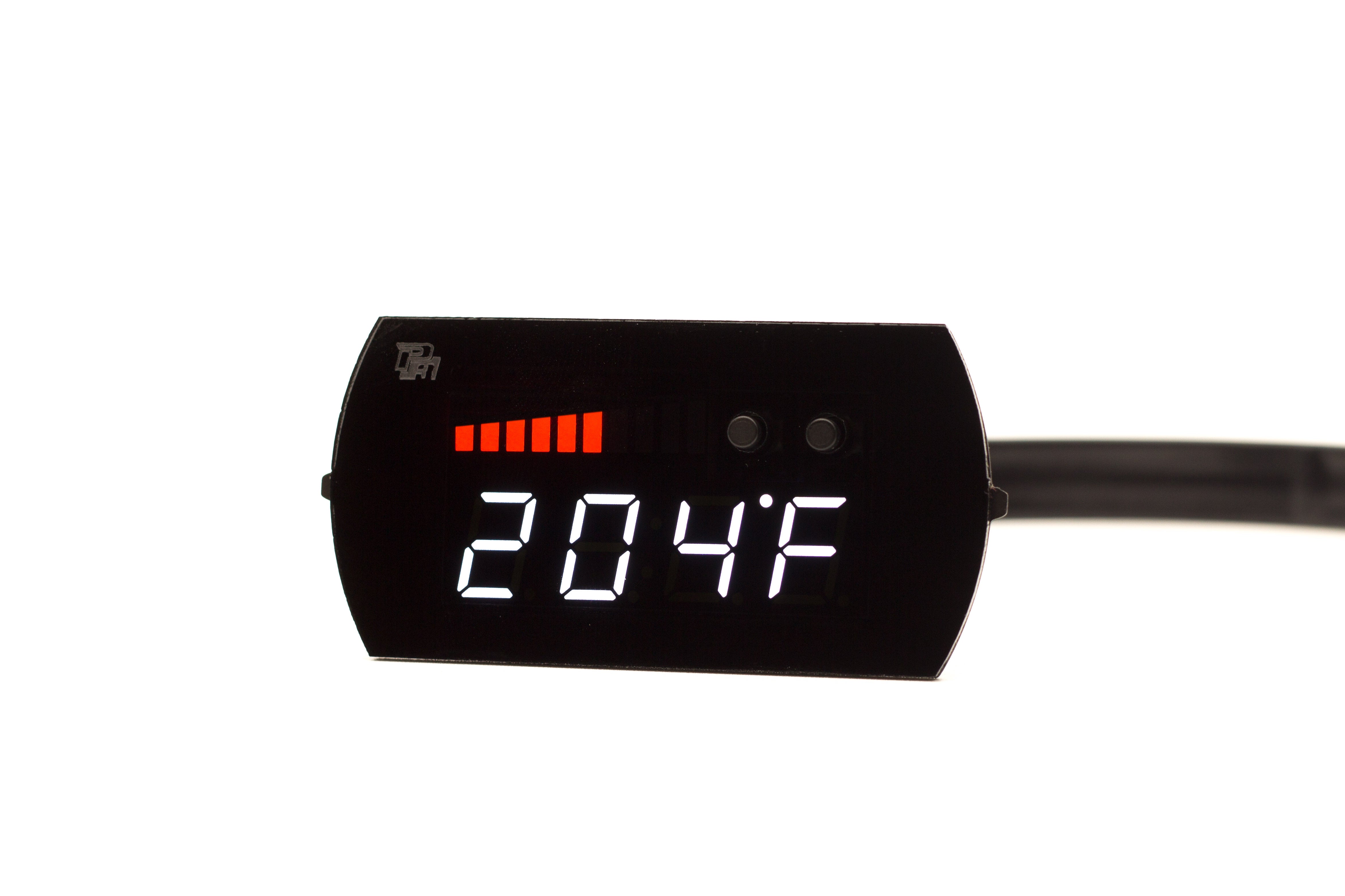 Image of P3 V3 OBD2 - Mercedes W205 C Class Gauge (2015-2019) Without Vent Red Bars / White Digits