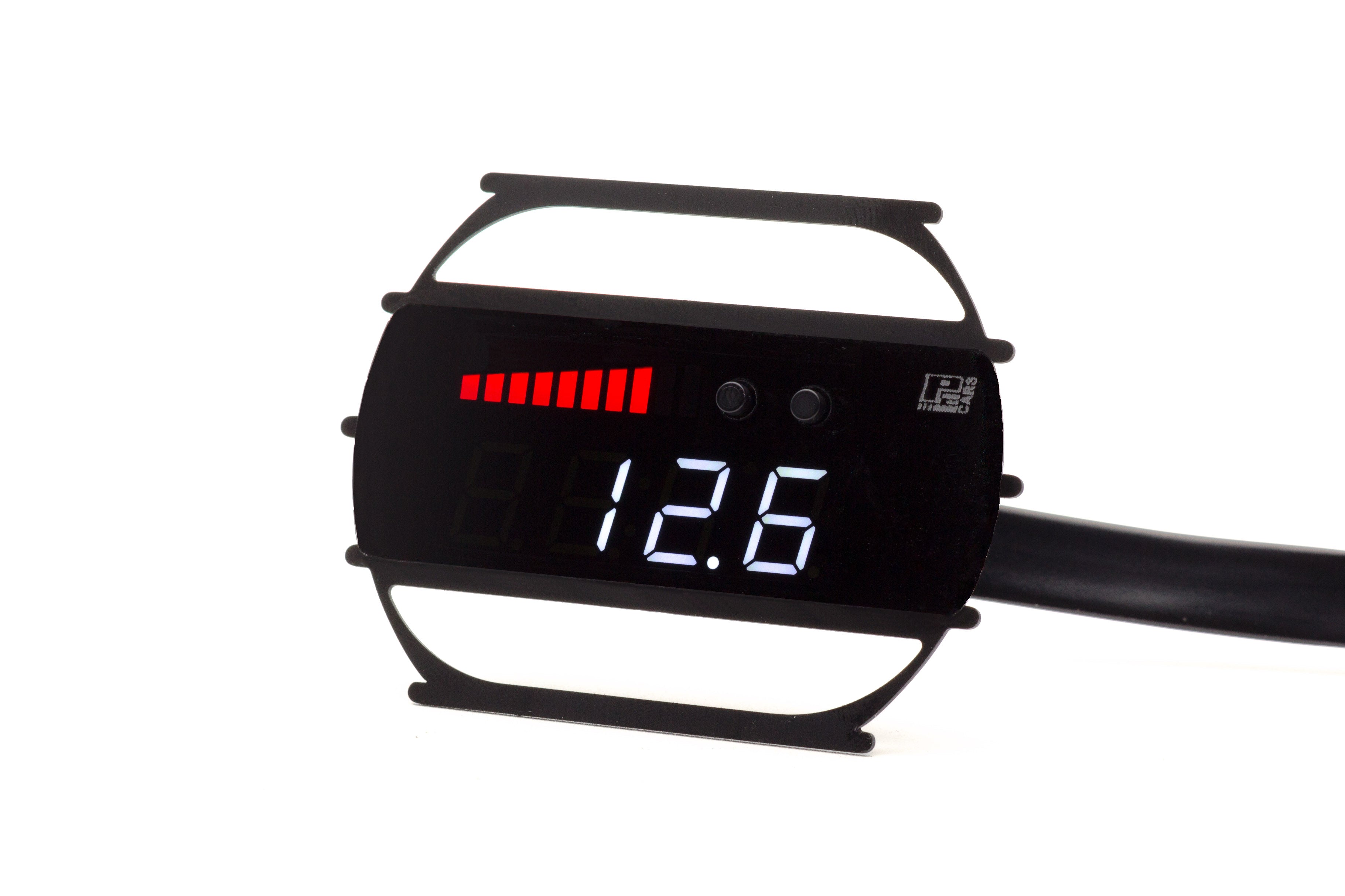 Image of P3 Analog Gauge - Audi A3/S3/RS3 8P (2006-2014) Without Vent Red Bars / White Digits