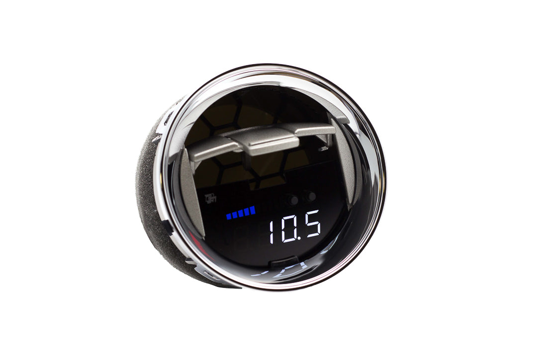 Image of P3 Analog Gauge - Ford F-150 (2009-2014) Without Vent Blue Bars / White Digits
