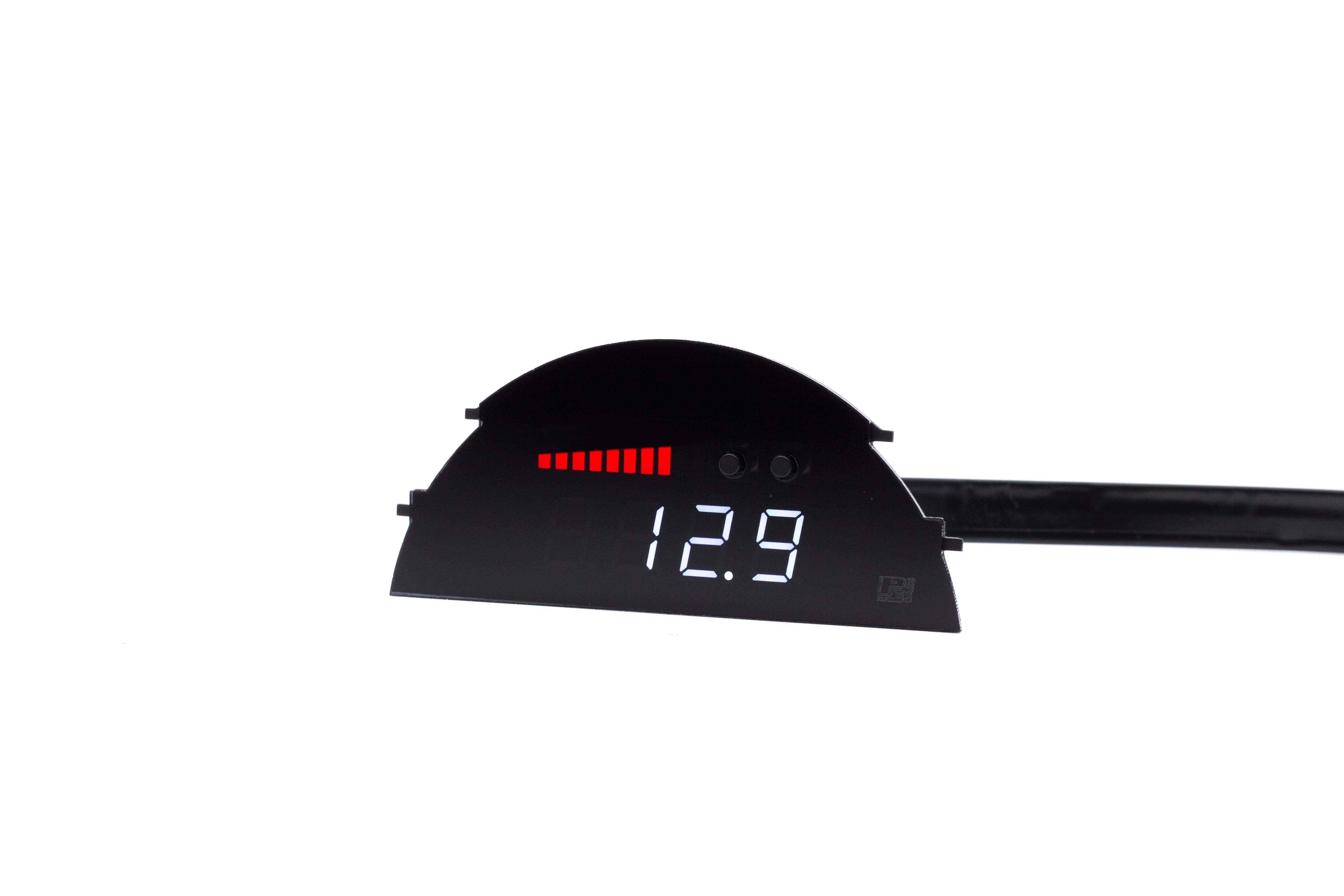 P3 Analog Gauge - Ford Mustang Gen5 (2010-2014) Without Vent Red Bars / White Digits