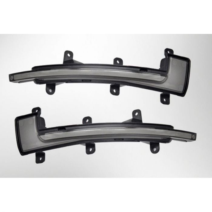 Image of Ford Focus LI 06-11 Set Led Side-Mirror Ind. Smoke Incl. DRL