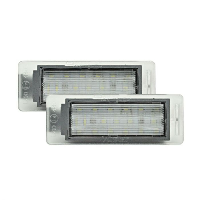 Image of Peugeot 8 12-19 Set Led Tail Lights Red/Smoke