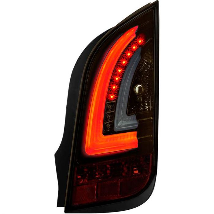 Image of Seat Ibiza V (6J1, 6P5) 08-17 Set Led Tail Lights Red/Smoke