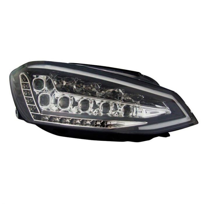 Image of VW Caddy III Variant 04-15 Set Head Lights DRL-Look Black