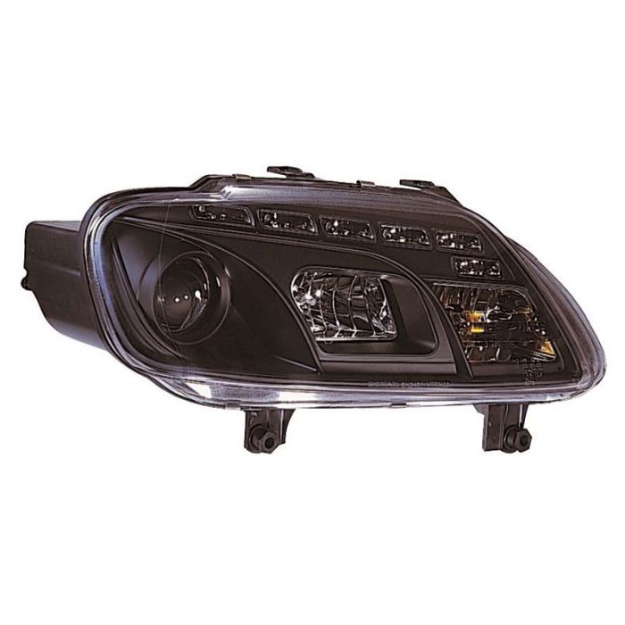 VW-Golf-VI-11-16-Set-7.5-Look-Head-Lights-Black/Red-Incl.-DR