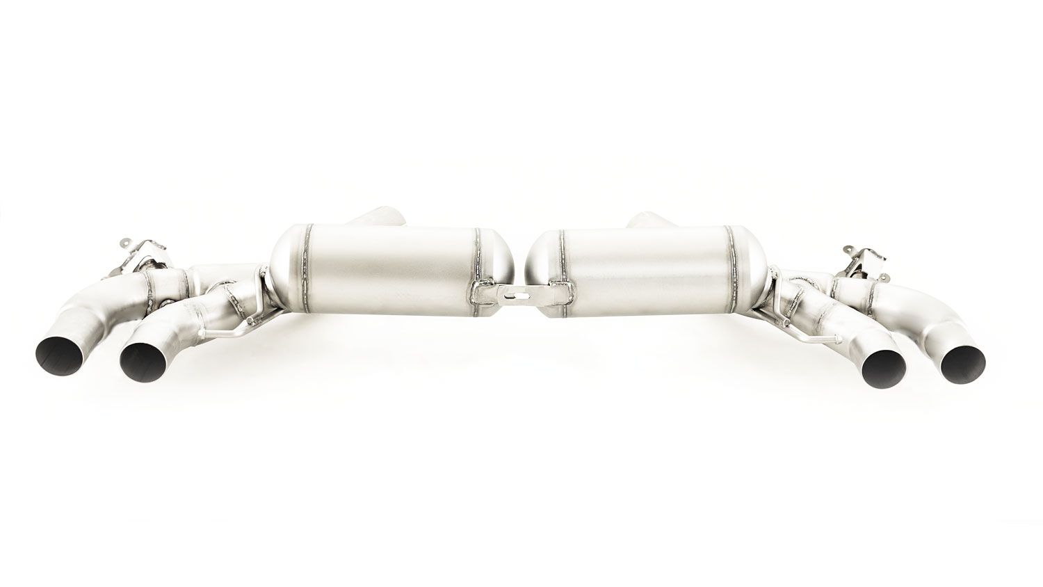 Racing Exhaust System for BMW M5 F90 Limo Decat Pipe | 4x 100mm Titanium Brushed Tips