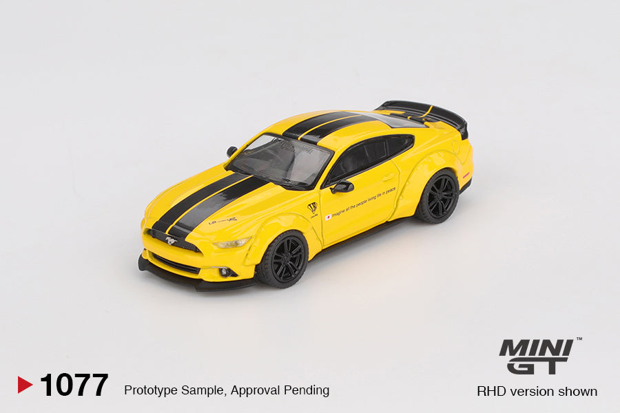 Mini GT - 1/64 Ford Mustang LB-Works Triple YELLOW 2015