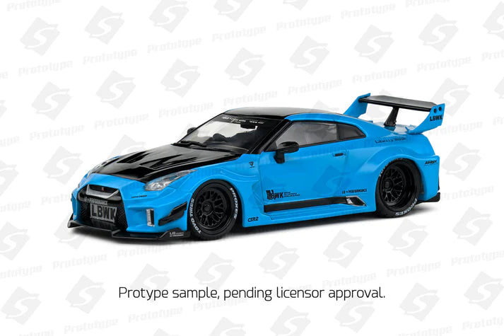 SOLIDO - 1/43 Nissan GTR (R35) LB Silhouette Miami Blue