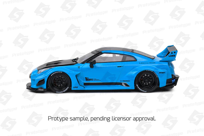 SOLIDO - 1/43 Nissan GTR (R35) LB Silhouette Miami Blue