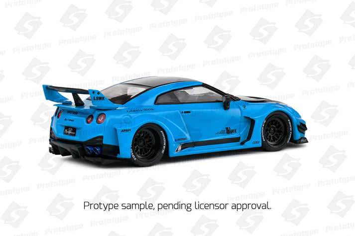SOLIDO - 1/43 Nissan GTR (R35) LB Silhouette Miami Blue