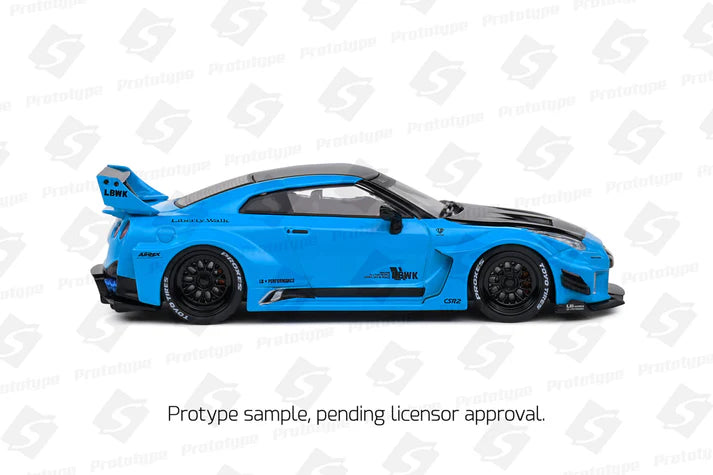 SOLIDO - 1/43 Nissan GTR (R35) LB Silhouette Miami Blue