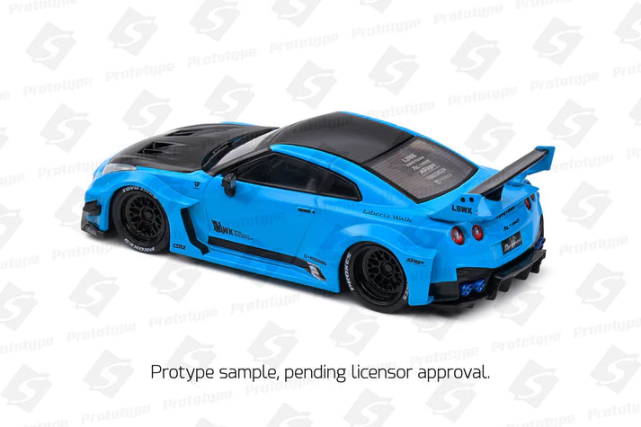 SOLIDO - 1/43 Nissan GTR (R35) LB Silhouette Miami Blue