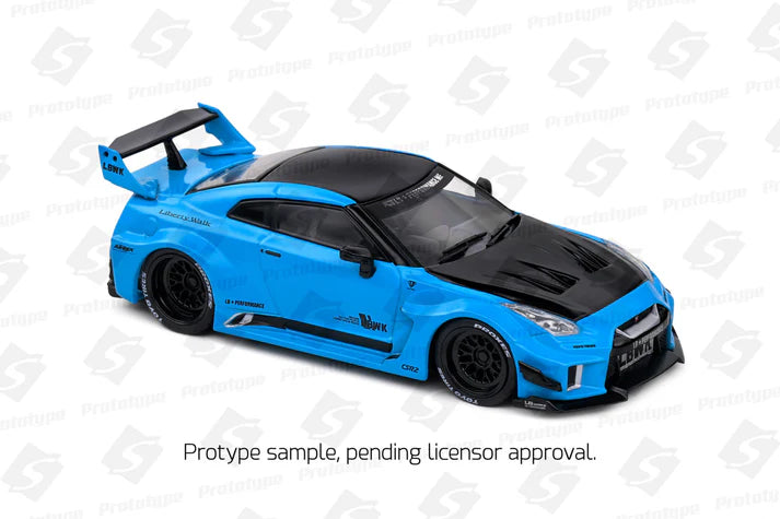 SOLIDO - 1/43 Nissan GTR (R35) LB Silhouette Miami Blue