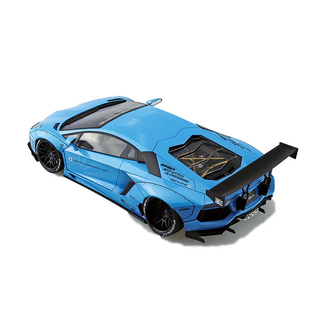 AOSHIMA Plastic model 1/24 LB-WORKS Lamborghini Aventador ver.1 SkyBlue