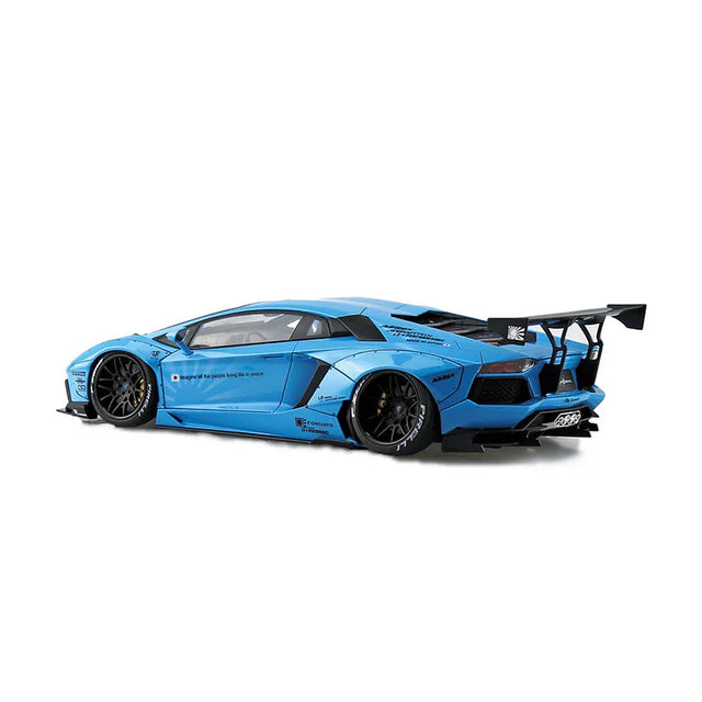 AOSHIMA Plastic model 1/24 LB-WORKS Lamborghini Aventador ver.1 SkyBlue