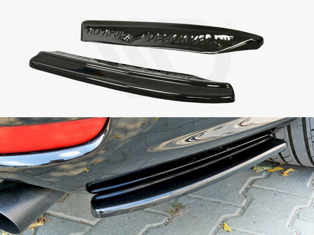 Rear Side Splitters Volvo V50F R-Design - Gloss Black