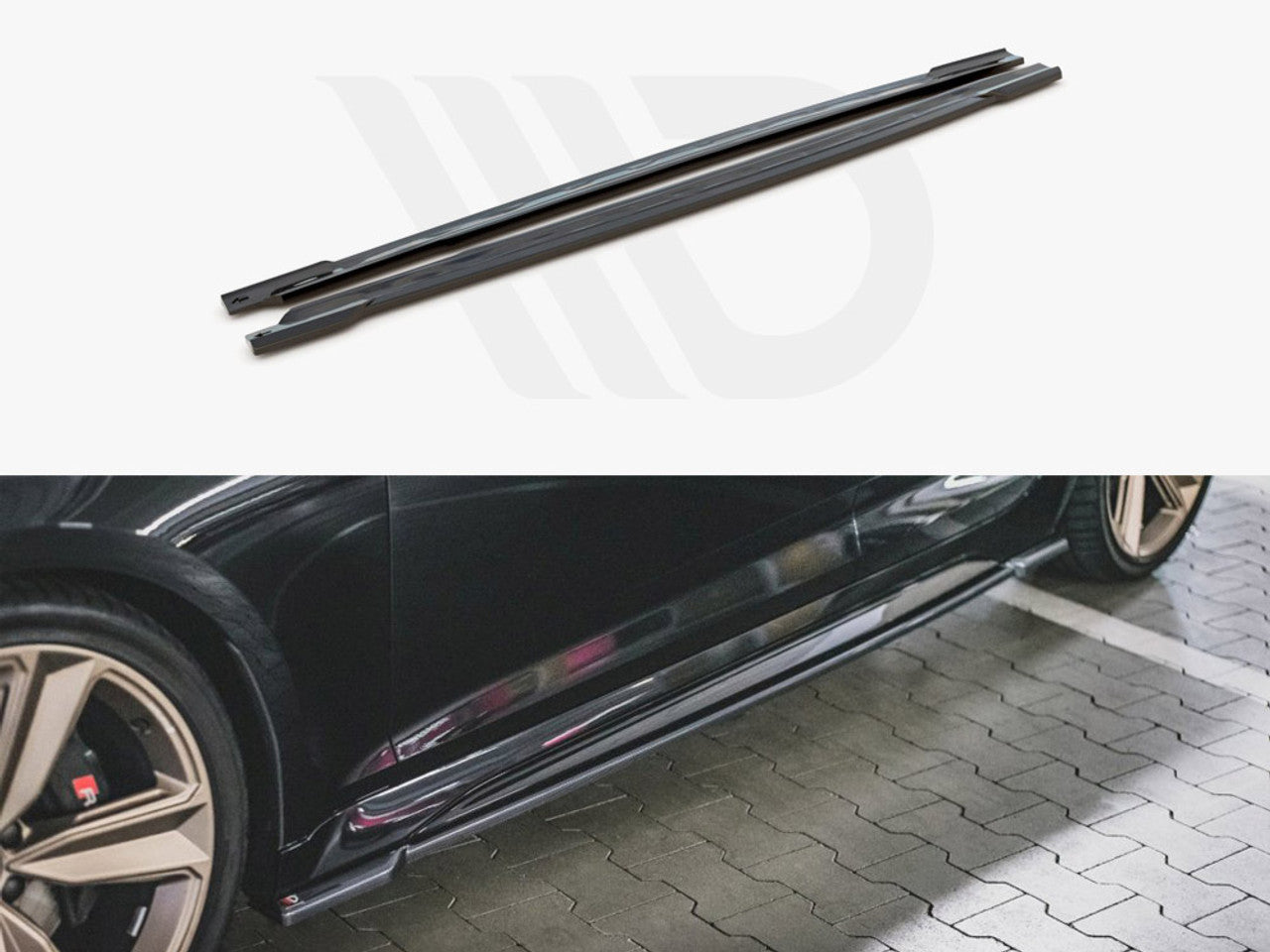 Side Skirts Diffusers Audi RS5 Sportback F5 Facelift-T