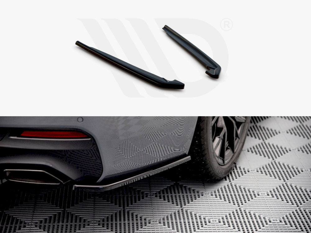 Rear Side Splitters BMW 5 G30 Facelift M-Pack - Textured