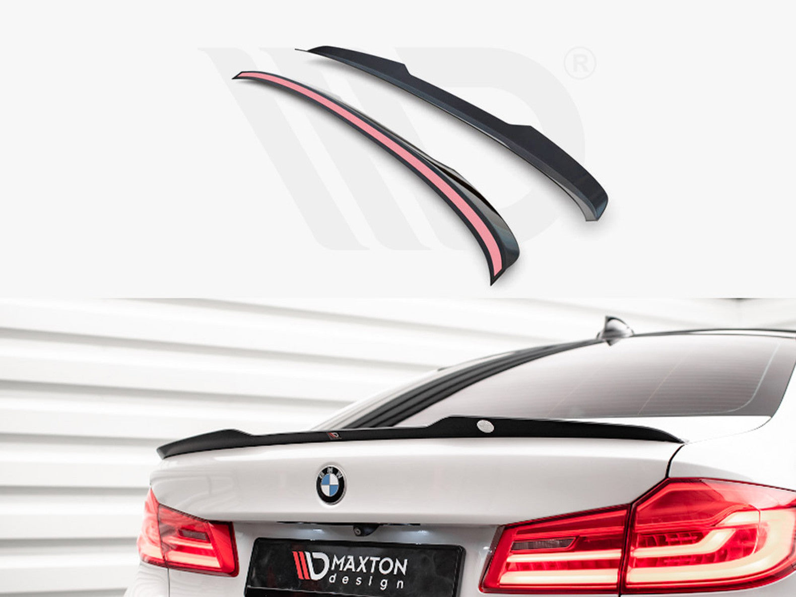 Spoiler Cap BMW 5 G30 - Gloss Black
