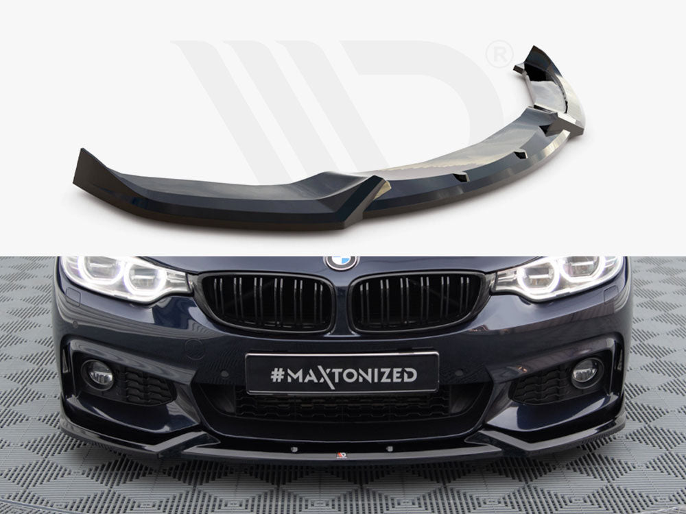 Frontspoiler Sport BMW 4 F32 F33 F36 Black Matt With M-Packa