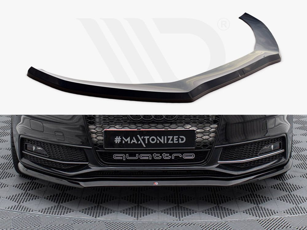 Front Splitter V.1 Audi A4 B8 - Textured