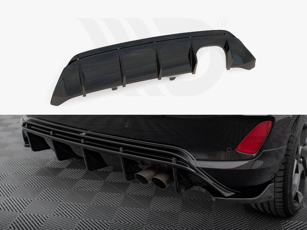 Rear Valance V.2 Ford Fiesta MK8 St - Gloss Black