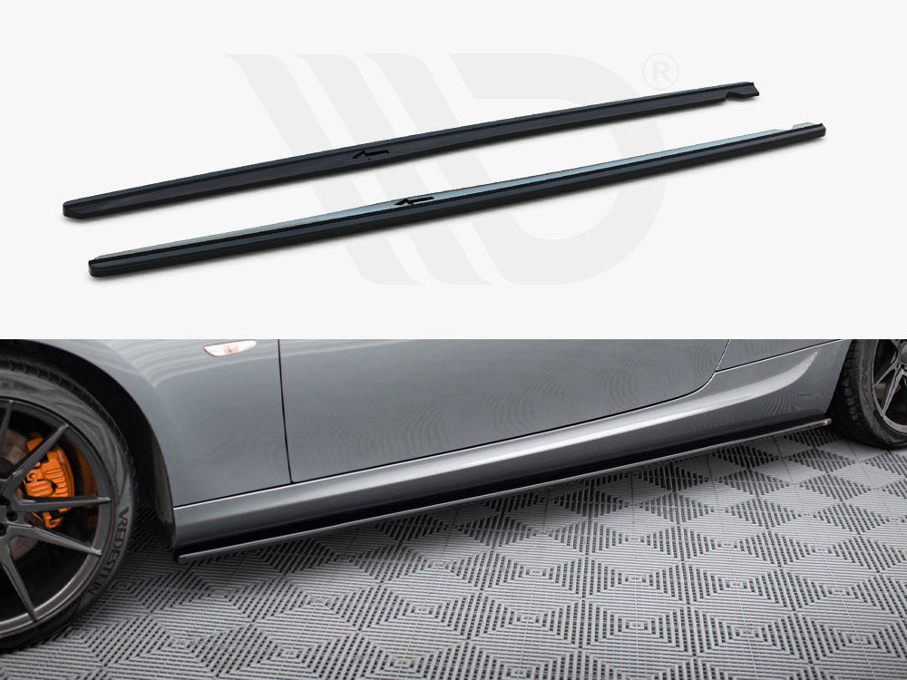 Side Skirts Diffusers For BMW 3 E92 M-Pack Facelift-GB