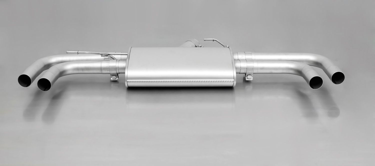 Axle Back System for BMW X3 F25 & Facelift 4x 84mm Street Race Chrome Tips