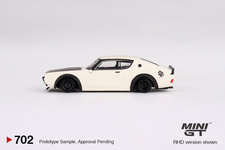 Mini GT - 1/64 LB?Works Nissan Skyline Kenmeri Liberty Walk (White)