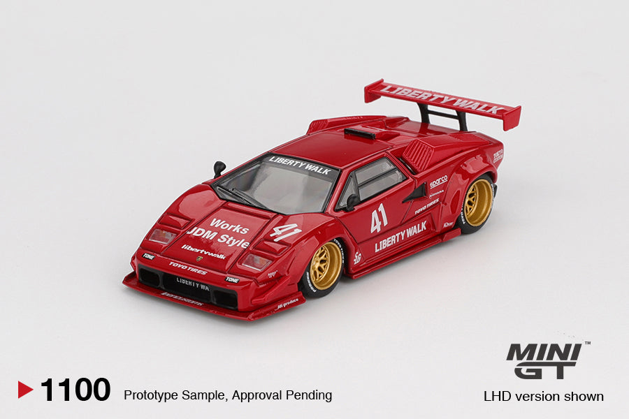 Mini GT - 1/64 Lamborghini Countach  LB Works RED