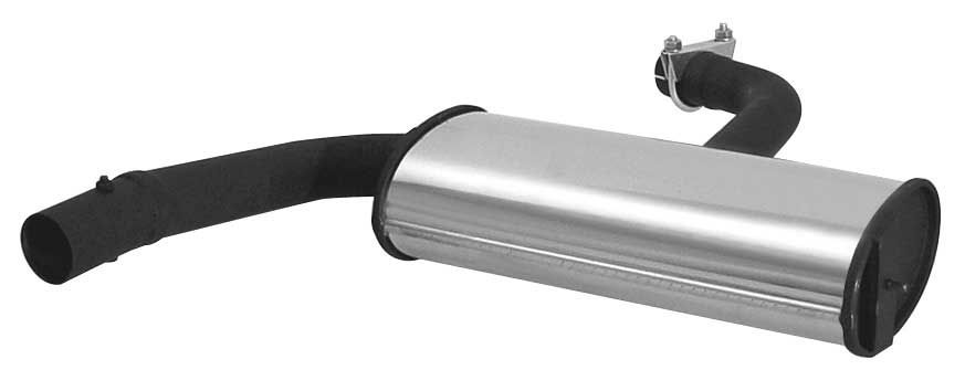 Axle-Back-System for Seat Toledo 5P 3 1 tail pipe Ø 98 mm