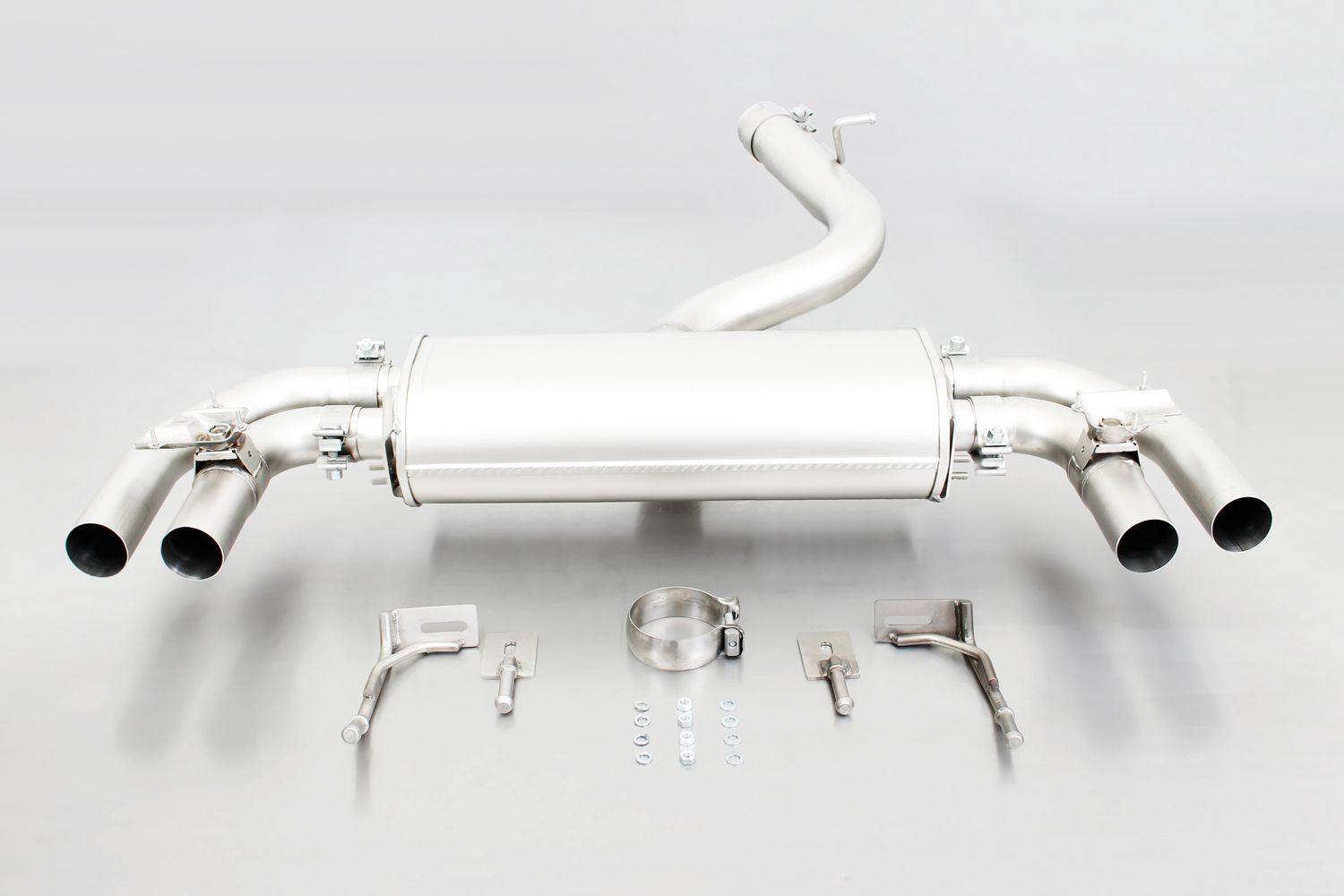Sport Exhaust Bundle for Audi S3 Type 8V Racing | 4x 84mm Street Race Chrome Tips