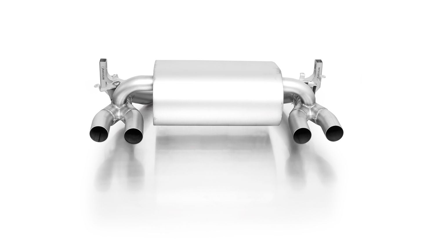 Sport Exhaust for BMW M4 Competition F82 LCI 4x 102mm Black Chrome Rolled Edge Tips