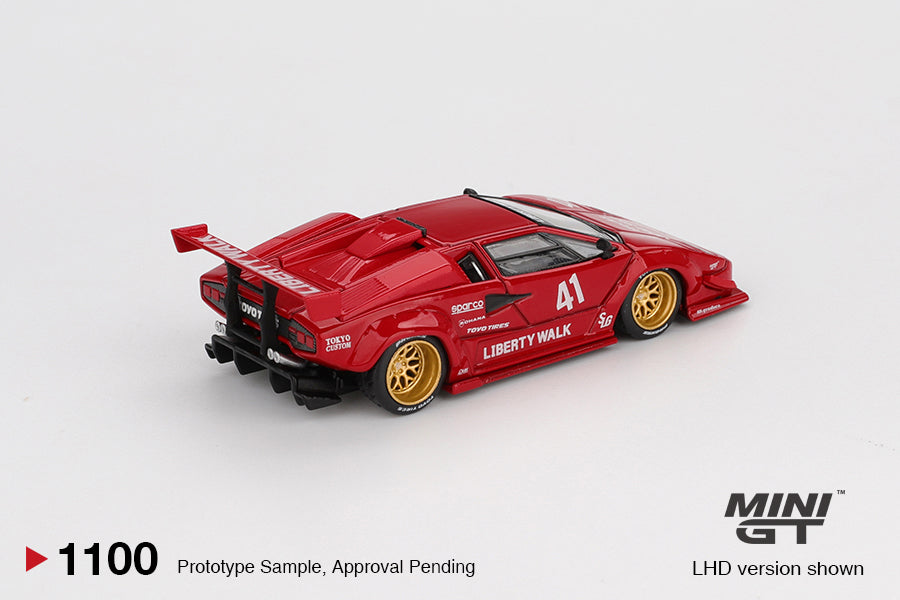 Mini GT - 1/64 Lamborghini Countach  LB Works RED